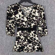 Style &amp; Co Blouse Small Women&#39;s 3/4 Sleeve Polyester Blend Adults S - $16.66 CAD