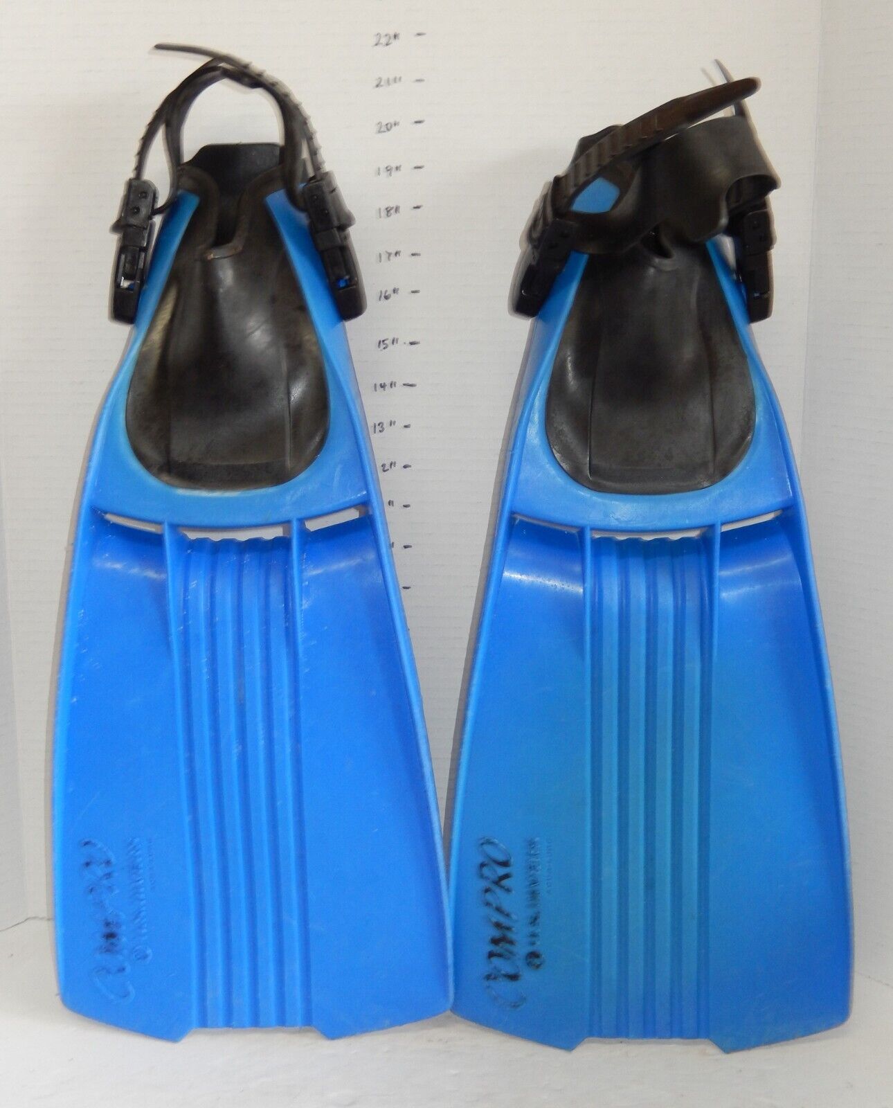 U.S. Divers Deep Sea Compro Scuba Diving Fins Size XS Xtra Small 5-7 - $44.50