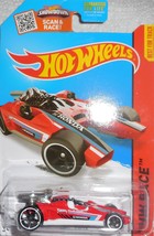  Hot Wheels 2015 HW Race &quot;Honda Racer&quot; 182/250 Mint Red Car On Sealed Card - £1.60 GBP