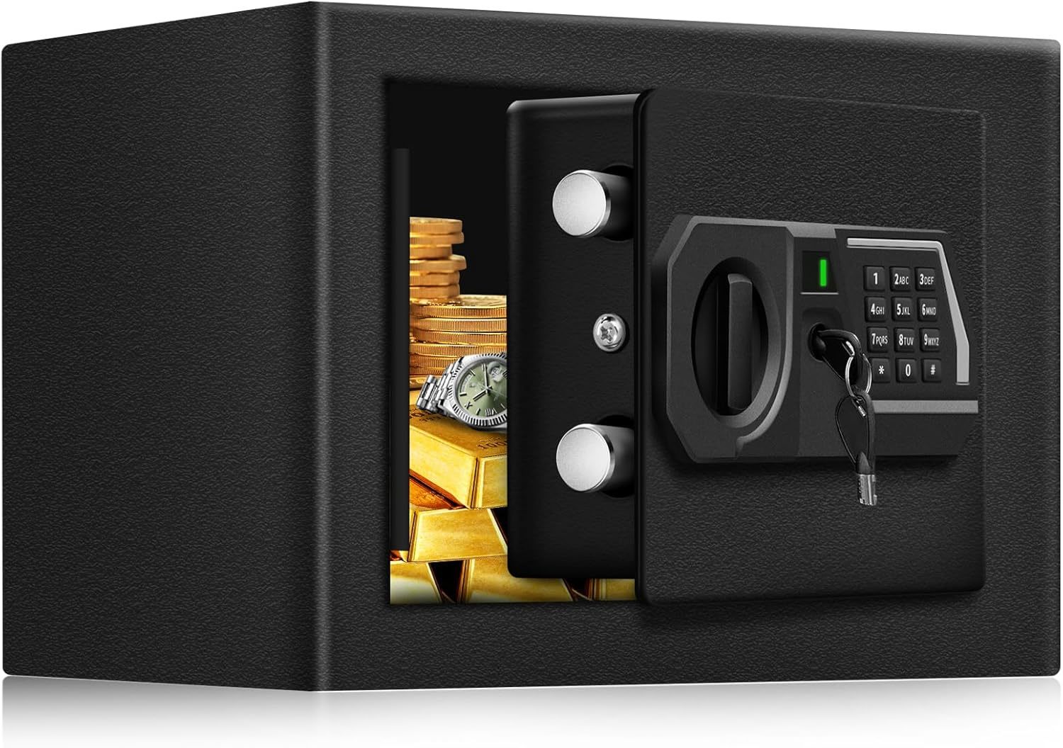 Totoy Small Personal Safe Box 0.3 Cu Ft- Electronic Digital Security Saf... - $51.99