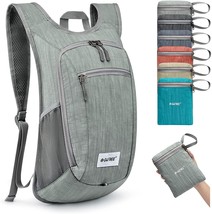 Grey G4Free 10L Hiking Backpack Lightweight Foldable Hiking Daypack Small Travel - £29.97 GBP