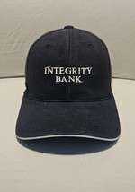 Ball Cap Strap Back Cotton Dark Blue, Integrity Bank - $3.87