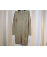 NWT Calvin Klein Petite Tan Beige Sweater Dress Long Sleeve PS Org $134 - $18.04