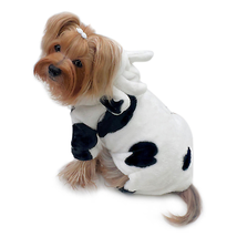 Ultra Plush Moo Cow Hooded Pajamas for Pets - £30.07 GBP