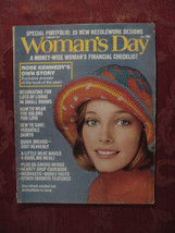 WOMANS DAY Magazine February 1974 Crocheting Sewing Crafts Rose Kennedy - £7.64 GBP
