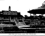 Band Stand and Pavillion Hanley Park Stoke-on-Trent England Postcard PC12 - £4.00 GBP