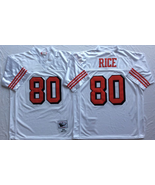 Men&#39;s Jerry Rice #80 Stitched Jersey 1994 Scarlet White - $59.00