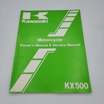 1985 Kawasaki KX500 Owners Manual & Service Manual 99920-1318-01 - $13.99