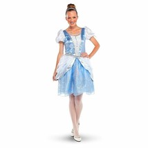 Authentic Disney Store Adult Women&#39;s Blue Cinderella Dress Costume Size ... - £62.06 GBP