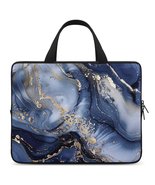 Navy Marble Print Laptop Bag Neoprene (Multiple Sizes)  - $580.77 MXN