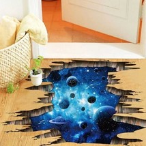 Broken walls, dark blue Galactic Space Star ceiling, children&#39;s house, decorativ - $17.00+