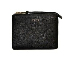 NWT $78 AIMEE KESTENBERG Dubai Crap Trap Black Leather Pouch Wallet - $32.19