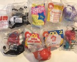 McDonald’s Happy Meal Toy Lot Of 10 Barbie Kermit Snoopy Angry Birds T6 - $12.86