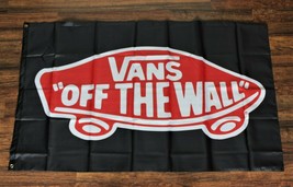 New Vans Off the Wall Banner Flag 3x5 Skateboard Surfing Shoes Garage Store 3x5f - $16.00