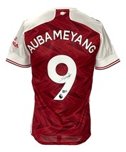 Pierre-Emerick Aubameyang Autografato Arsenal FC Adidas Calcio Maglia Bas - £217.09 GBP