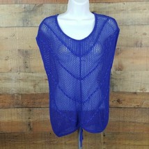 Old Navy Sleeveless Knit Top Women&#39;s Size S Blue MB07 - $4.95