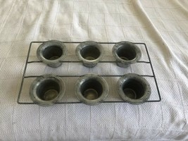 Vintage Popover Pan Baking Muffin Tins Metal Coating Yorkshire Pudding B... - £47.96 GBP