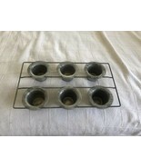 Vintage Popover Pan Baking Muffin Tins Metal Coating Yorkshire Pudding B... - €51,75 EUR