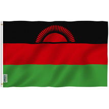 Anley 3x5 Feet Malawi Flag - Malawian Flags Polyester - $7.91