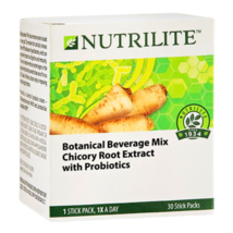 NUTRILITE Botanical Beverage Mix Chicory Root Extract With Probiotics Gut Health - £59.36 GBP