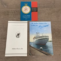 Holland America Line/June 14, 1966 Passenger List, Ship Dir. On Board Welcome + - $18.00