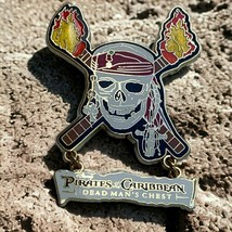 Disney Pirates of the Caribbean Dead Man&#39;s Chest Skull Logo Collectible ... - $10.88