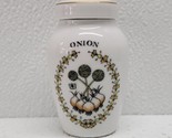 Vintage The Franklin Mint Gloria Concepts Porcelain Spice Jars 3 1/4&quot; ONION - $11.87