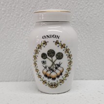 Vintage The Franklin Mint Gloria Concepts Porcelain Spice Jars 3 1/4&quot; ONION - £9.54 GBP