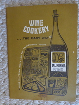Wine Cookery the Easy Way by Wine Advisory Board (#3659) - £8.64 GBP