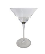 Belvedere Vodka Clear Martini Glass Stem Barware 7.25&quot; Tall Elegant Gift - $18.00