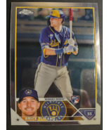 2023 Topps Chrome #170 Brice Turang RC - Milwaukee Brewers Baseball Card... - $0.99