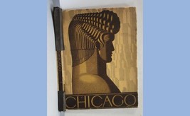 1929 Antique Chicago Il Photo Book w/WORLD Fair Plan Compliment Greyhound Trans - £69.43 GBP