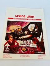 Space War program Atari Video Game Manual Guide electronics poster ephem... - $13.81