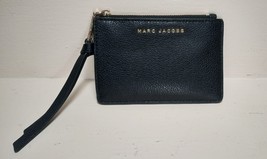 Marc By Marc Jacobs Black  Leather Zip Coin Purse Credit Card Holder - $44.50