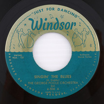 The George Poole Orchestra – Singin&#39; The Blues / Johnson Rag - 45 rpm 7&quot; 4-506 - £20.29 GBP