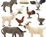 10Pcs Farm Animals Figures, Realistic Farm Animal Toys Plastic Figurines... - £26.58 GBP