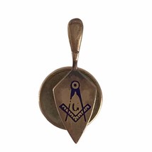 Antique Vintage Masonic Trowel Tie Tac Gold Toned Unmarked - £18.46 GBP