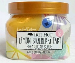Tree Hut Shea Sugar Scrub Lemon Blueberry Tart 18 Oz. - £27.37 GBP