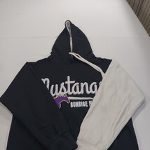 Mustangs Sunrise Mountain Men's Black/White Hoodie Graphic Sweatshirt Size Small image 14