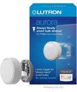 Lutron Aurora Smart Bulb Dimmer Switch | For Philips Hue Smart, L0 | White. - £40.88 GBP