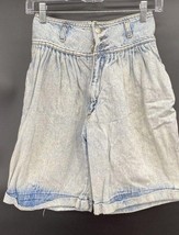 Vintage 80s Jordache Pleated High Waist Denim Shorts Made in USA Women’s - $745.41 MXN