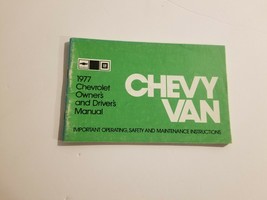 1977 Chevy Van Owner&#39;s Manual - £11.66 GBP
