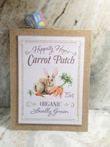 Farm Decorative Hanging Sign. 12x9”. Hippito Hop’s Carrot Patch Organic ... - £10.45 GBP