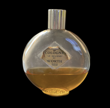 Vintage Large Lalique Bottle Je Reviens 90 Degree Worth Eau de Cologne 30% Full - £23.72 GBP