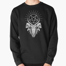  Satanic Design Men&#39;s Pullover Black Sweatshirt - £26.14 GBP