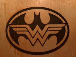 Batman &amp; Wonder Woman wall decor  - $30.00