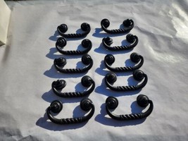 10 pcs. of Drop Handle Drawer Pull/Handle 3-1/4&quot; Hole Centers Black Bron... - $29.99