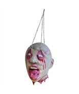 Life Size Realistic Latex ZOMBIE CHAINED EYELIDS SEVERED HEAD Creepy Hor... - £34.04 GBP