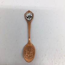 Souvenir Spoon Solid Copper  Winter Park  Colorado Made In USA 3 1/2&quot; T &amp; 3/4&quot; W - £14.70 GBP