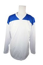 Xtreme Basics Sr S Hockey White Blu Jersey - Adult Small Ice Roller Used - £7.08 GBP